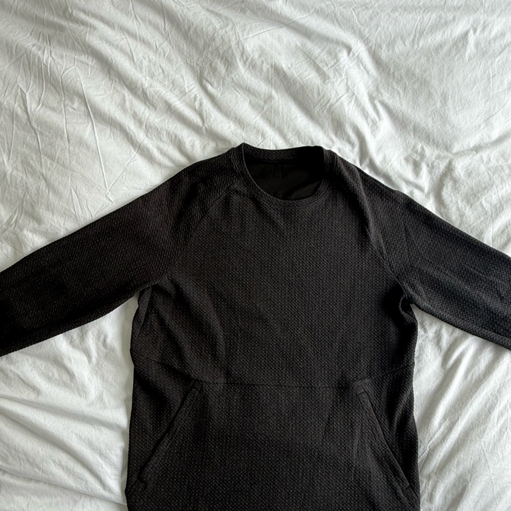 lululemon athletica Black Crewneck Sweater